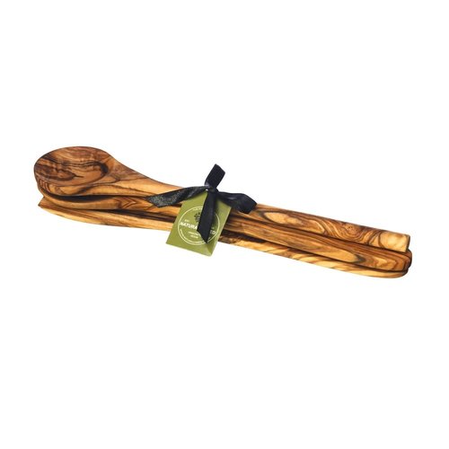 Naturally Med Set de utensilios de madera de olivo 034 Naturally Med Set de utensilios de madera de olivo 034