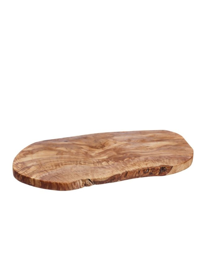 Tabla de cortar de madera de olivo 45cm 030