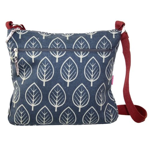 LUA Large Leaf Messenger Bag Slate 249 LUA Large Leaf Messenger Bag Slate 249