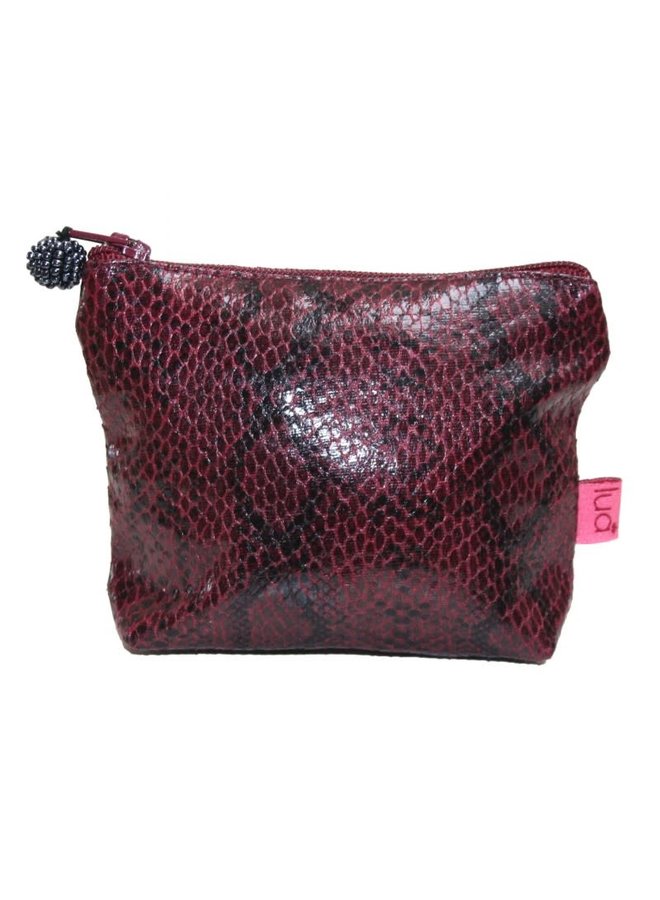 Snakeskin Mini Geldbörse Pflaume 280