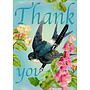 Thank You Swallow and Pen Card