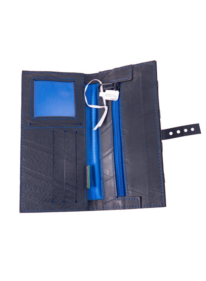 Slim Blue inner T Wallet 12