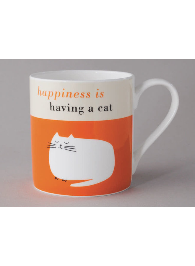Glück Großer Becher Catnop Orange 104