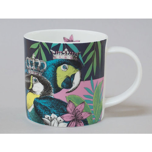 Repeat Repeat Jungle Toucan China Mug Dark 128 Repeat Repeat Jungle Toucan China Mug Dark 128