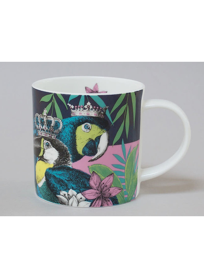 Jungle Toucan China Mug Dark 128