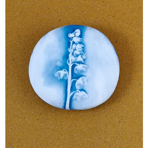 Clare Mahoney Embosed Porcelain double sided touchstone Medium 057 Clare Mahoney Embosed Porcelain double sided touchstone Medium 057