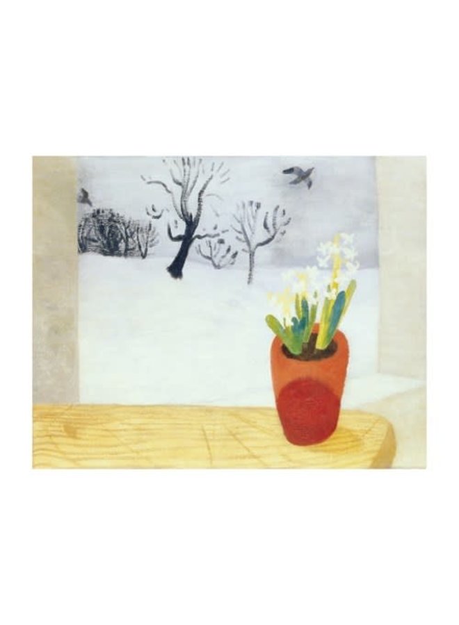 Rooks, Hyacinth and Snow by Winifred Nicholson