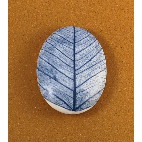 Clare Mahoney Smooth Oval Porcelain double sided touchstone 077 Clare Mahoney Smooth Oval Porcelain double sided touchstone 077