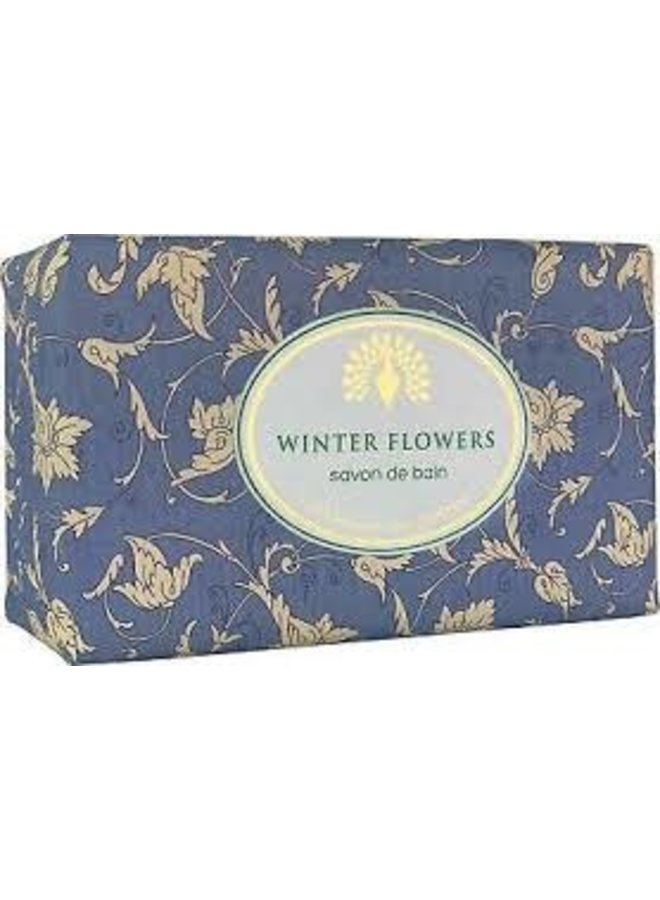 Winter Flowers Vintage Wrap Soap 02