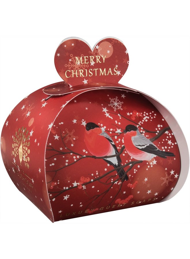 Feliz Navidad Bulfinches Guest Soap 07