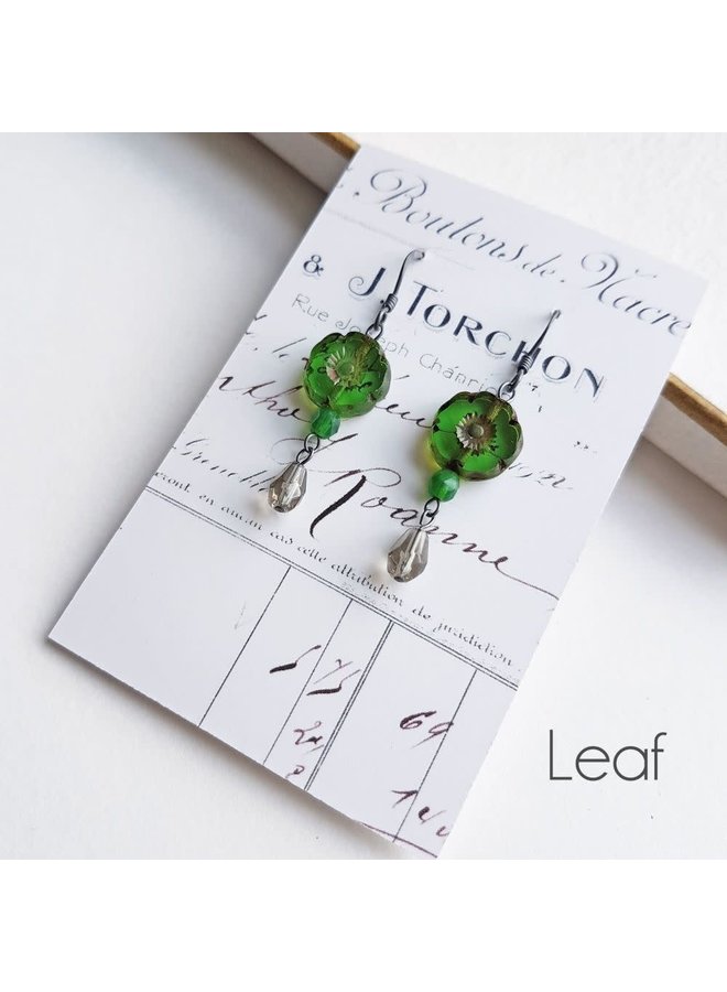 Pendientes Bohemia Leaf Drop 33