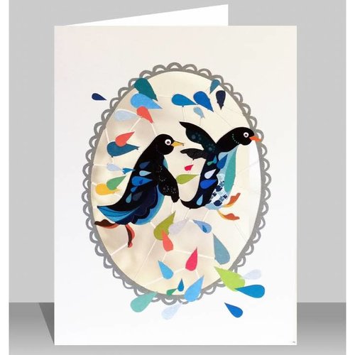Forever Cards Pinguine Laser geschnittene Karte Forever Cards Pinguine Laser geschnittene Karte