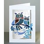 Owls and Moon Laser cut card