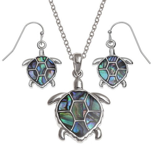 Tide Jewellery Turtle Paua Shell Halskette 101 Tide Jewellery Turtle Paua Shell Halskette 101