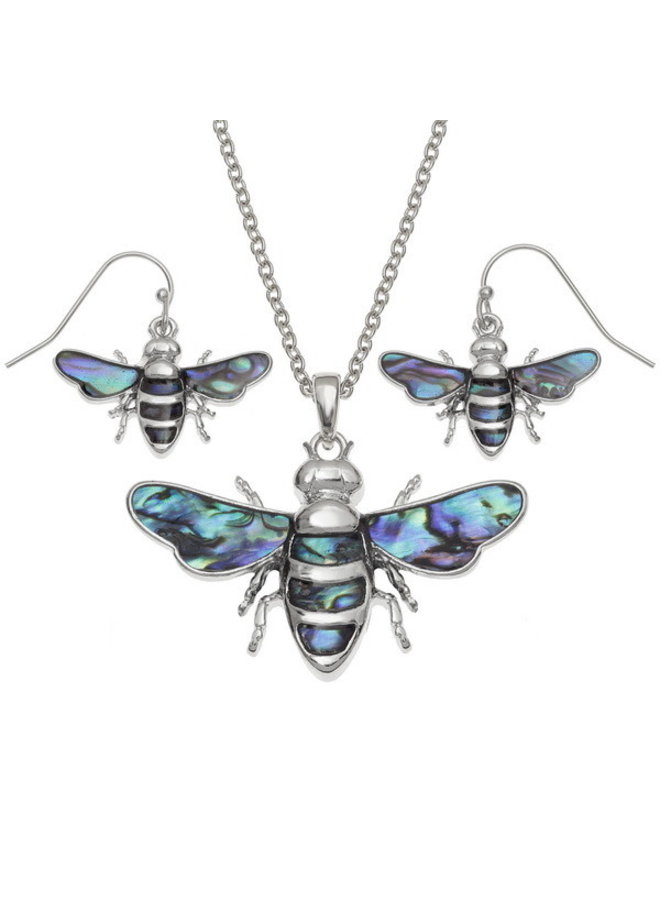 Bee flying inlaid earrings  ONLY 109