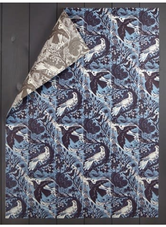 Doveflight gift wrap by Mark Hearld