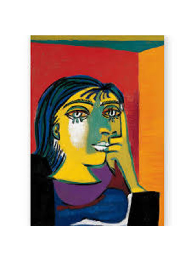 Portrait of Dora Maar by Picasso Artists Postcard