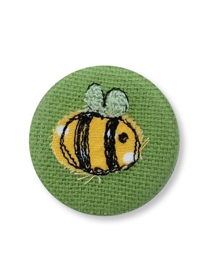 Insignia bordada de abeja / broche 12