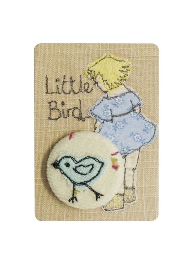 Insignia bordada Little Bird / broche 16