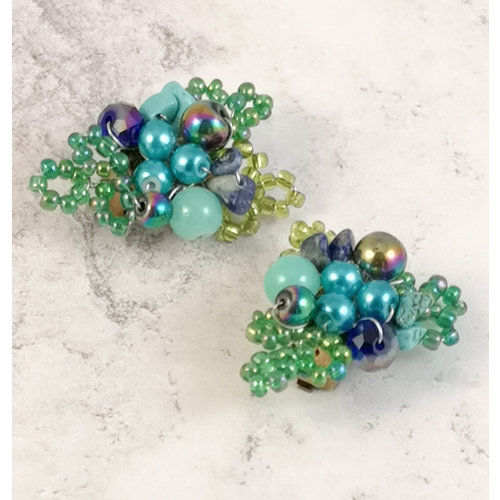 Lotus Feet Gaugan clip earrings 076 Lotus Feet Gaugan clip earrings 076
