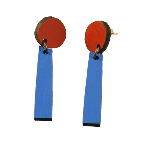 Materia Rica Composition Abstract stud Earrings 011 Materia Rica Composition Abstract stud Earrings 011