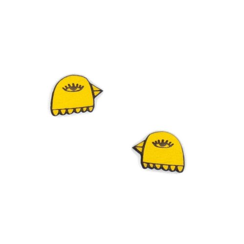 Materia Rica Birds in my Head stud Earrings 013 Materia Rica Birds in my Head stud Earrings 013