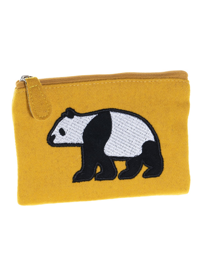 Bolso de fieltro con apliques Panda 36