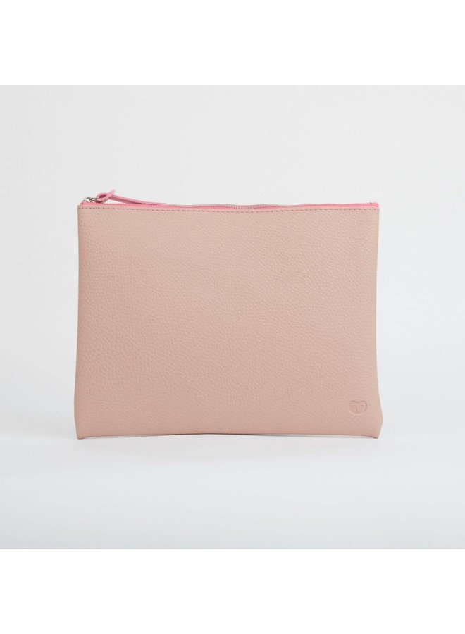 Pink Large zip pouch  027