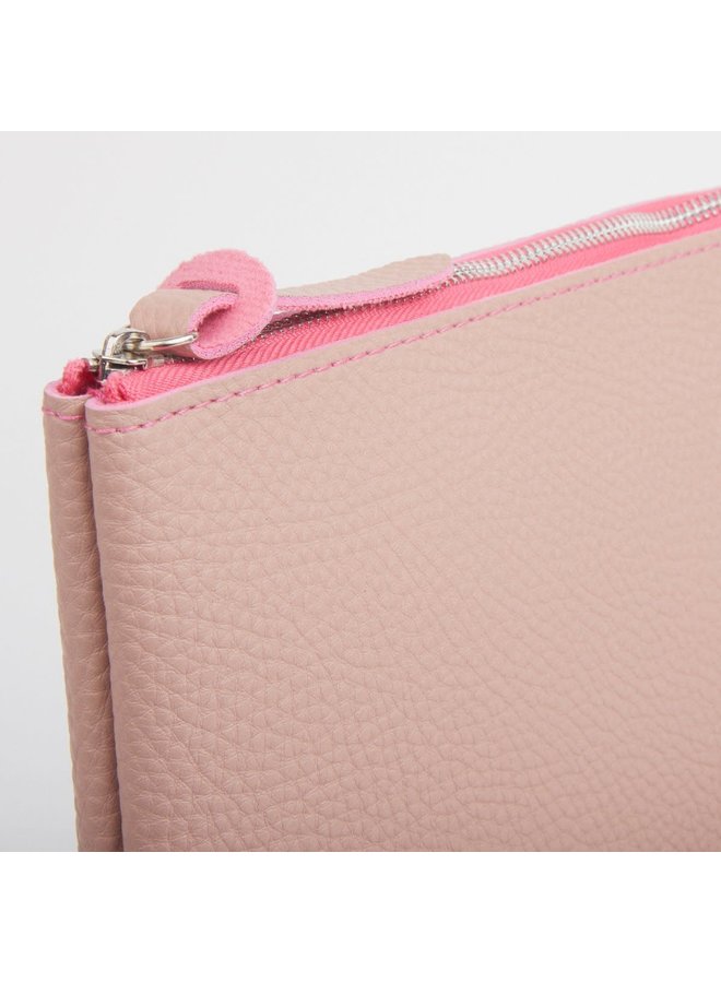 Pink Large zip pouch  027