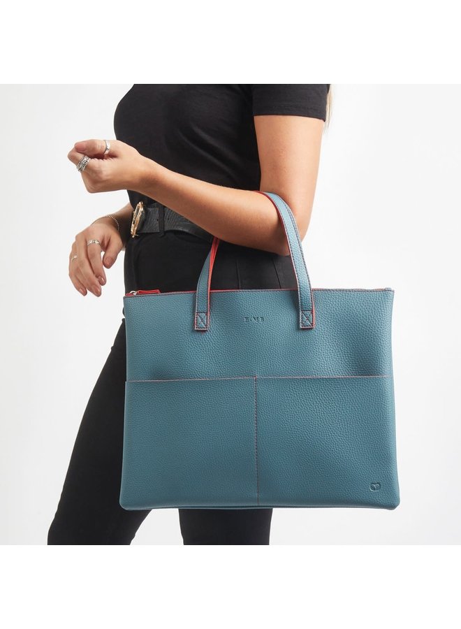 Teal Tote Bag 029