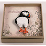 Puffin broderad brosch 072