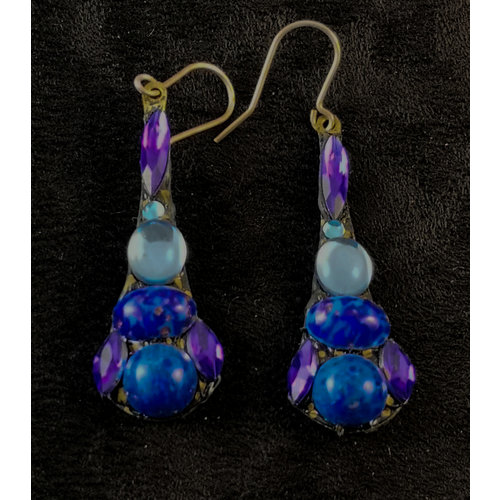 Annie Sherburne Vintage large drop earrings 158 Annie Sherburne Vintage large drop earrings 158