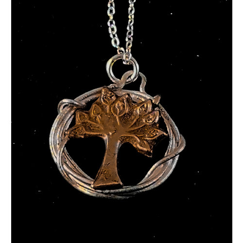 Xuella Arnold Árbol en círculo collar 18 Xuella Arnold Árbol en círculo collar 18