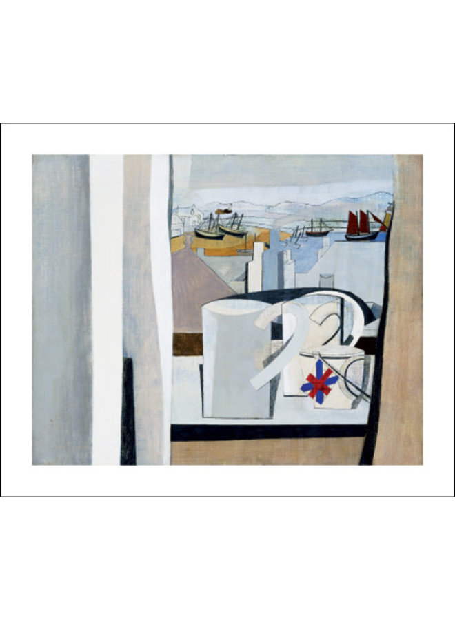 1943-45 St. Ives card by Ben Nicholson