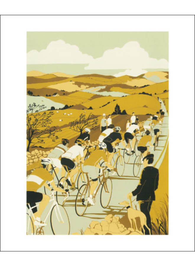 Tour de Yorkshire card by Eliza Southwood