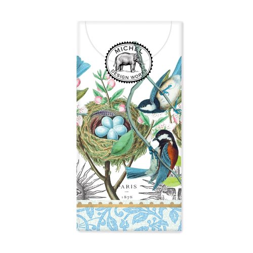 Michel Design Works Bird Nest 10 Pocket Paper Tissues Michel Design Works Bird Nest 10 Pocket Paper Tissues