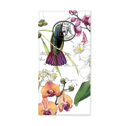Michel Design Works Orchids in Bloom 10 Pocket Paper Tissues Michel Design Works Orchids in Bloom 10 Pocket Paper Tissues