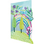 Get Well Rainbow 3D Card