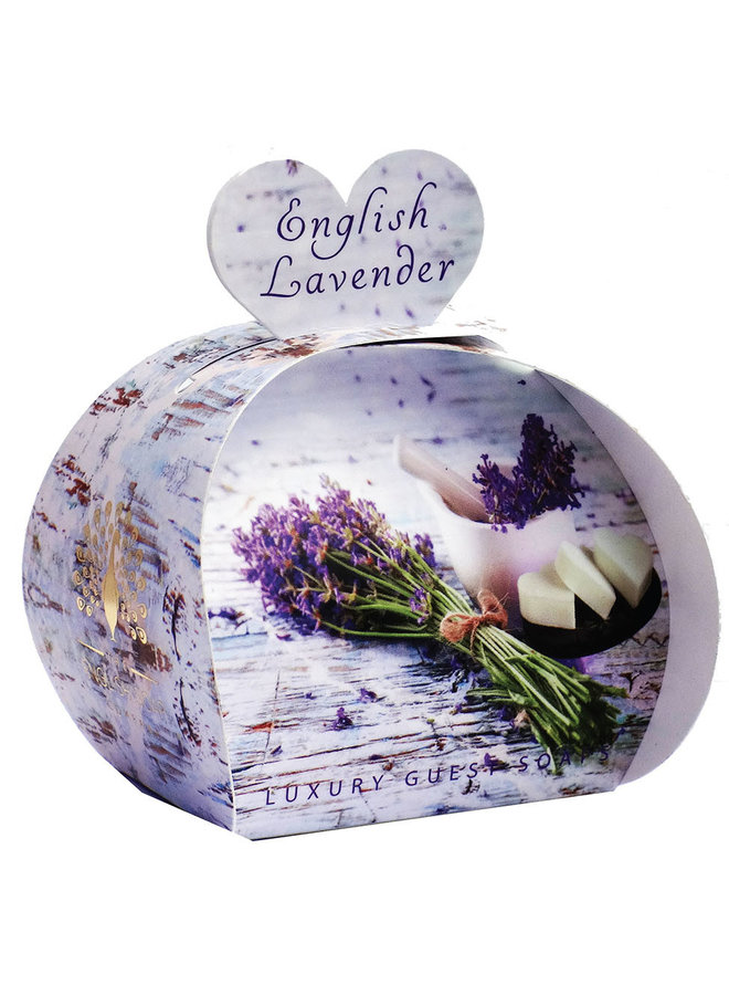 English Lavender Luxury x3  Mini Guest Soap