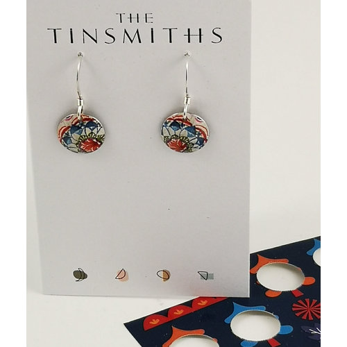 The Tinsmith Pendientes Lotus de hojalata y plata 23 The Tinsmith Pendientes Lotus de hojalata y plata 23