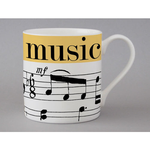 Repeat Repeat Music Music large mug Yellow 135 Repeat Repeat Music Music large mug Yellow 135