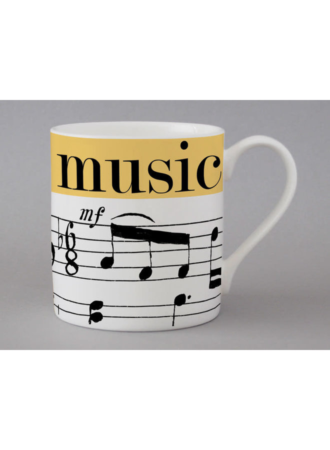 Love Music large mug Yellow 135