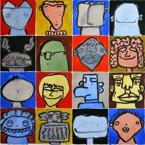 Barry Cook Sixteen Heads (Toothy Grin) - 022 Barry Cook Sixteen Heads (Toothy Grin) - 022