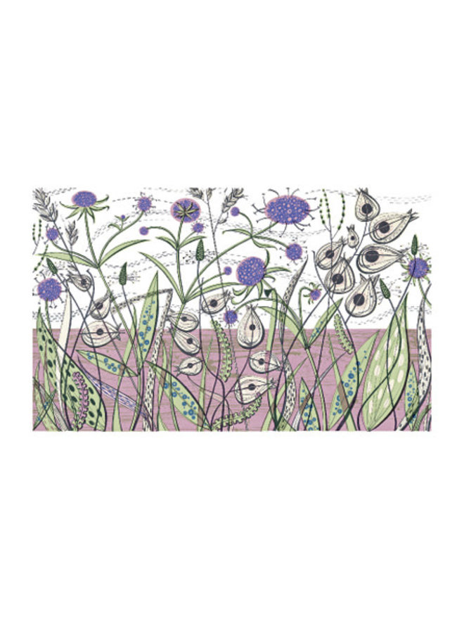 By Green Bank card by Angie Lewin