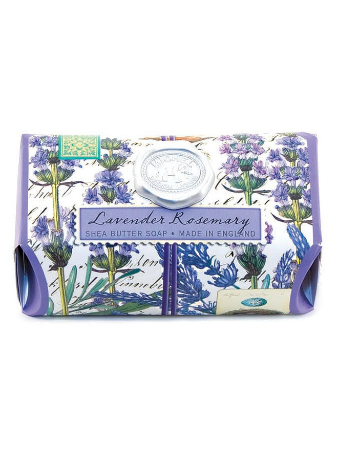 Lavender Rosemary Large Bath Shea Soap Bar