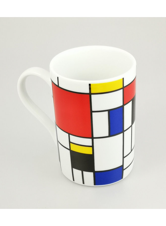 Taza mondrian hommage slim