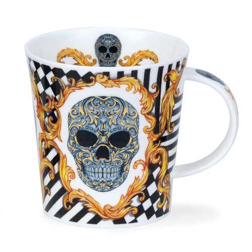 Dunoon Ceramics Silver Skull Elysium Mug von Caroline Dodd 80 Dunoon Ceramics Silver Skull Elysium Mug von Caroline Dodd 80