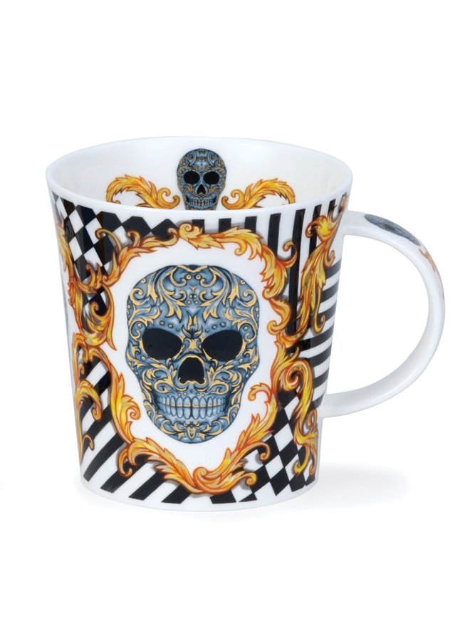 Skull Silver & Gold Elysium Mug by Caroline Dodd 80