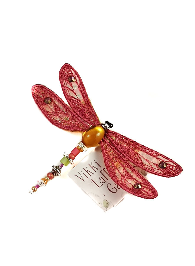 Broche bijou libellule Sienne 085