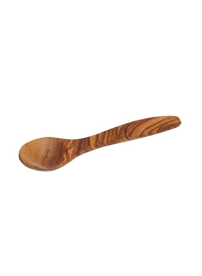 Olive Wood Desert Spoon 20cm 036